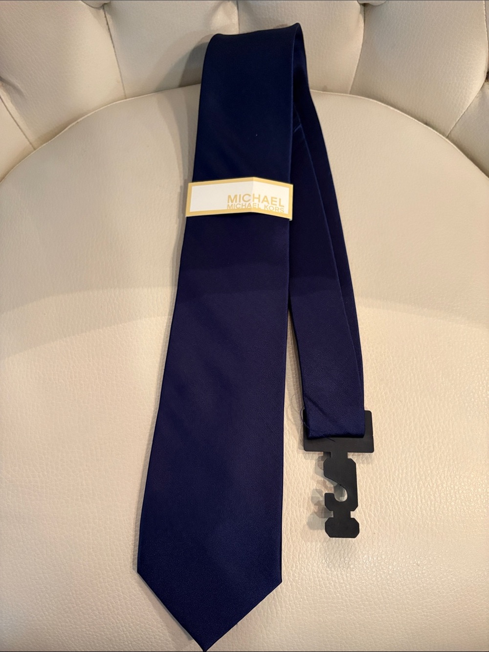 Michael Kors Men's Deep Navy Solid Tie
